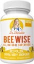 Doktora Daniela bite Wise - Bee Pollen Papildinājums - Bee Well with Royal Jelly, Propolis, Beepollen in 4 Daily Bee Pollen Kapsulas