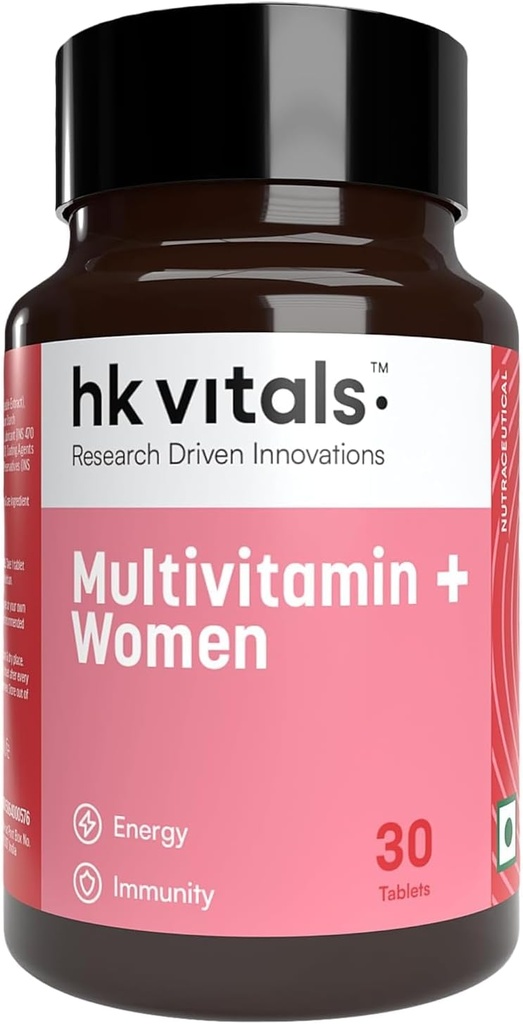 Heal;thKart HK Vitals Multivitamiini Plus Naiset, Advanced Daily Multivitamiini Active Women 