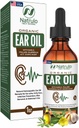 Organic Ear Oil for Ear Infection - Natural Eardrops for Ear Pain, Swimmer 's Ear & Wax Removal - Kids, Felnőttek, Baby, & Dog Earache Remedy - Ear Drops with Mullein, Fokhagyma, Calendula Made in USA