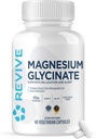 Revive MD Pure mühəndislik Glycinate 200mg - Rahatlaşdırma, Stres Yardımı, Yatma və Memory Support üçün yüksək Absoreksiyası - Gənc Nerve & Muscle funksiyası (60 Xidmət)