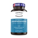 Thomas' all-natural Remedies Organic Ashwagandha Stress Support Supplement, Mood & Energy Support, Pure Ashwagandha 1000mg, Ultra Absorption with Black Pepper, Vegan, No fillers