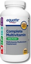 Equate Adult 50+ One Daily Full Multivitamiini Multimineral Supplement Tablets, Tervislik Aju *,Võrdle Centrum Silveriga, 450 Pillid (Pack of 10) L6