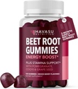 Beete Root Gummies s COQ10 & Pomegranate - dušikov oksid dopolnilo za moške in ženske - Pesa za vzdržljivost, zmogljivost, okrevanje - Vegan, Non-GMO, Gluten Free - Mešana jagodičja aroma, 120 Count