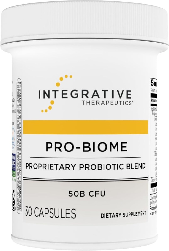 Integrative Therapeutics Pro- Biome - Probiotic Blend for Digestive Health & Immune Support * - Dairy- Free & Gluten- Free - 30 kapszula (30 adag)