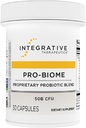 Integrativ terapeutik Pro-Biome - Probiotisk Blend för Digestive Health & Immune Support * - Daglig probiotikum för gastrointestinal hälsa * - Dairy-Free & Gluten-Free - 30 kapslar (30 portioner)