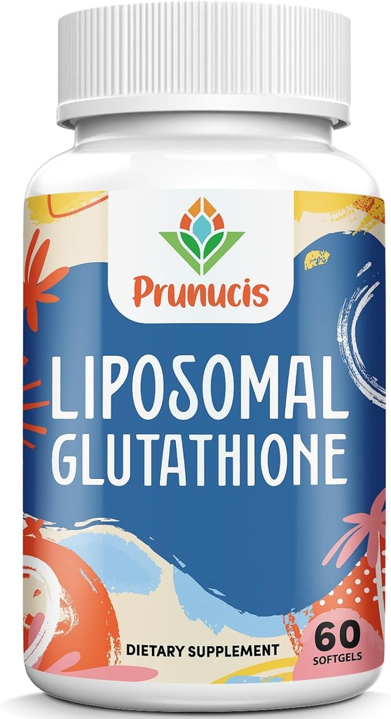 2400MG Liposomal Gluutathione,配有维生素C,牛奶硝酸和Alpha-Lipoic酸,主抗氧化剂,纯还原L-Glutathione - Immune系统,细胞修复,能量,高吸收,60软胶