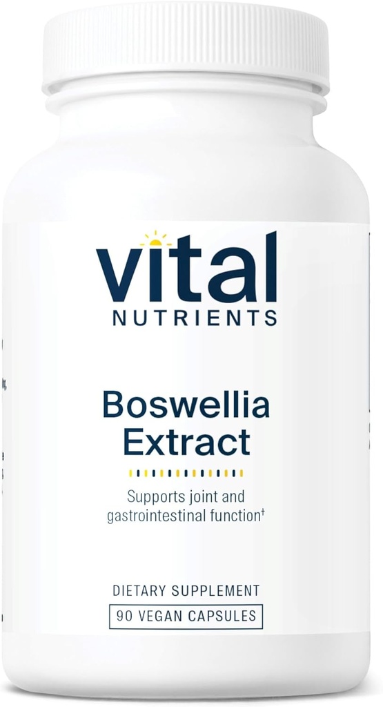 Vital Nutrients Boswellia Extract 400mg  Boswellia Extract Capsules ← Herbal Support for Joint, Immune, and Digestive Health ← Gluten, Dairy, Soy Free ← Non-GMO  durable 90 Capsules