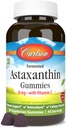 Carlson - Astaxanthin Gummies, with Vitamin C, Immune Support, Antioxidant, Heart Health, Non-GMO, Cherry Flavor, 90 Vegetarian Gummies