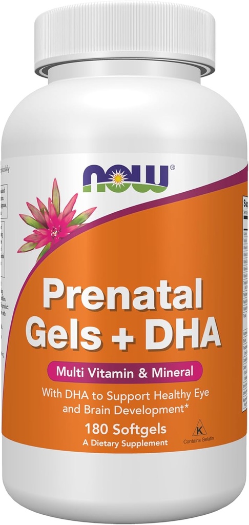 Əvvəlki kateqoriyalar, Prenatal Gellər + DHA mövcuddur 250 mg DHA, artı Borage Oil (GLA), 180 Softgels
