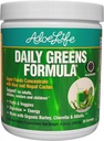 Aloe Life - Daily Greens אבקת, QAI-Certified Organic Health Supplement, Antioxidants, 21 פירות, Veggies, & Herbs כולל Aloe & Nopal Cactus, Low-Calorie, Keto-Friendly, Gluten-Free (30 משרתים)