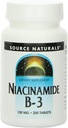 Source Naturals Niacinamide 비타민 B-3 100mg, 250 정제 (포장 3)