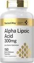 Doctor's Way Alpha Lipoic Acid 300mg | 150 Kapseln | mit Biotin Optimizer | ALA Supplement | Non-GMO, Glutenfrei