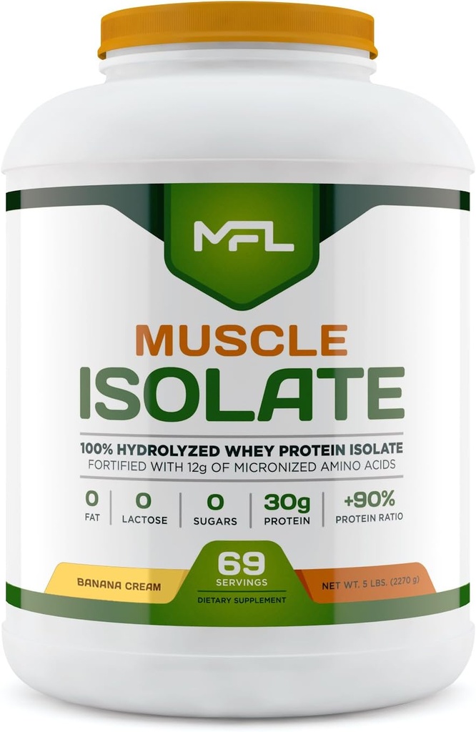 MFL 100% Isote Protetin l 30g of Protegind l 12g Amino Acids l Keto mamily l L L L L LL Carbs l 5 lbs.
