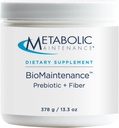 Mantenimiento metabólico BioMaintenance Prebiotic + Fiber Powder - Soportes Gut Health & Immune Función - Pure, Easy Add-in with No Sweeteners or Fillers (378g / 60 Servings)