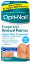 Opti-Nail Гъбична нокти Подновяване Patches - 21 Patches, Нощно време лечение Подобрява външния вид на ноктите Докато спите