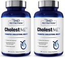 1MD CholestMD dengan Olive Leaf Extract, Bergavit, Niacin, Garlic 124; 120 Capsules (2-Pack)