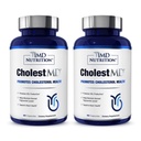 1MD Nutrition CholestMD with Olive Leaf Extract, Bergavit, Niacin, Garlic | 120 Capsules (2-Pack)