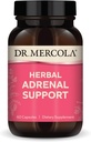 Mercola Herbal Adrenal Support博士、30人(60カプセル)、栄養補助食品、気分とストレス管理、非GMO
