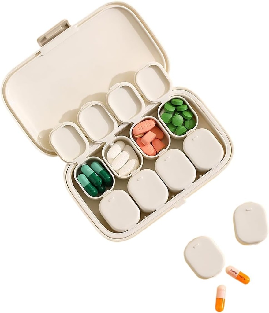 Kawaii Pill Box Travel Portable Small Medicine Box Daily Medicine Case Pill Organizer Pillen Container