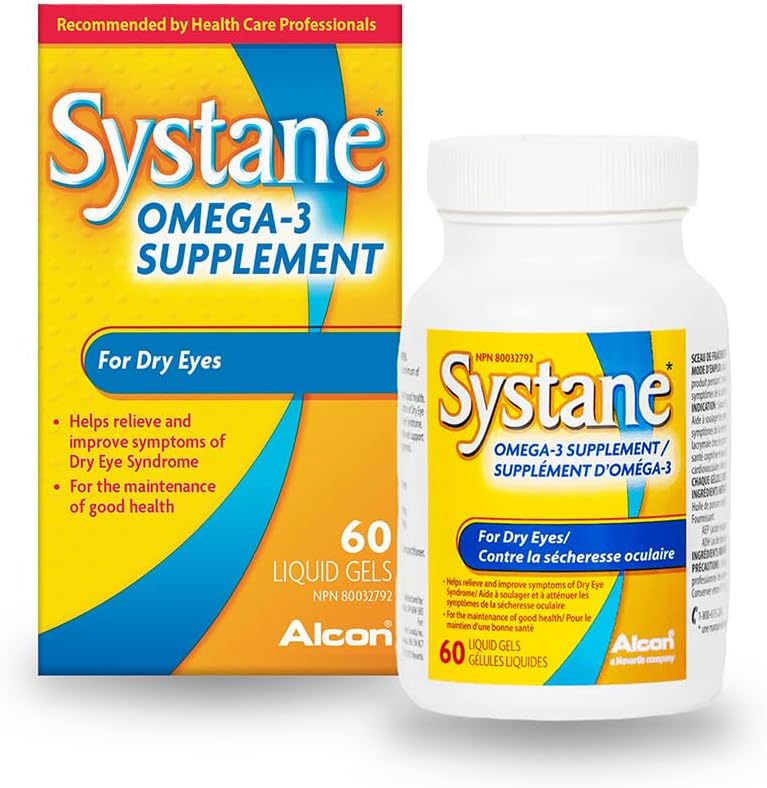 Alcon Systane Vitamine Omega-3 Gezonde Tranen 60 Softgel