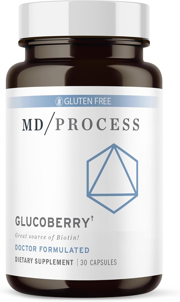 GlucoBerry Maqui Berry Extract met Chromium Picolinaat voor Blood Health Ondersteuning - met Biotine en Gymnema Sylvestre - Doctor Geformuleerd - 30 Capsules
