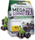 자연의 답변 Sambucus Mega Gummies | 7X More Elderberry Concentration | 알코올 프리, 글루텐 프리, 젤라틴 프리, 비 GMO & 보존품 | 30ct Gummies (패키지 2)