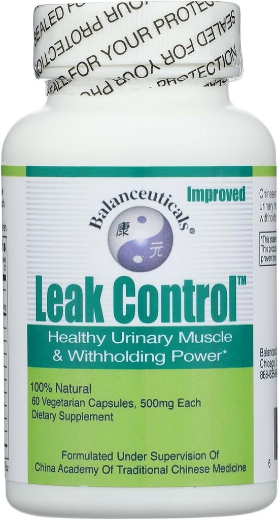 Leak Control Nahrungsergänzung Kapseln, 500 mg, 60-Count Bottle