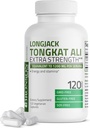 Bronson Longjack Tongkat Ali Extra Strength 120 ベジタリアンカプセル