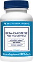 Vitamin Shoppe Beta-Carotene 2 500IU (Vitamin A), Antioxidant Support för Vision & Immune Health (300 Softgels)