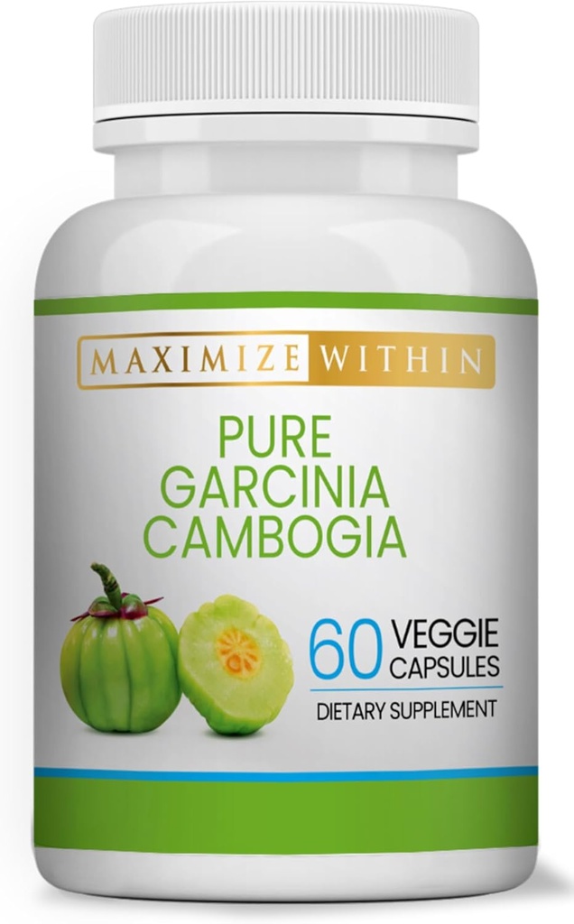 Slim maxim 100% Pure Garcinia Cambogia Supliment - HCA Extract - greutate de sprijin Formula pentru bărbați și femei - non-GMO, gluten gratuit - 60 capsule