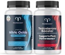 Promescent VitaFLUX Nitric Oxide Supplement, L Arginine l Quality Citrulline Supplements for Men + Testosterone Booster for Men Supplement w/Tongkat Ali (LongJack), KSM-66 Ashwagandha