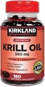 Krill Oil 500 mg, 160 Softgels