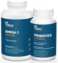 Tobias Priotics博士 30亿和Omega 3鱼油(2000毫克),用于消化支持和总体健康