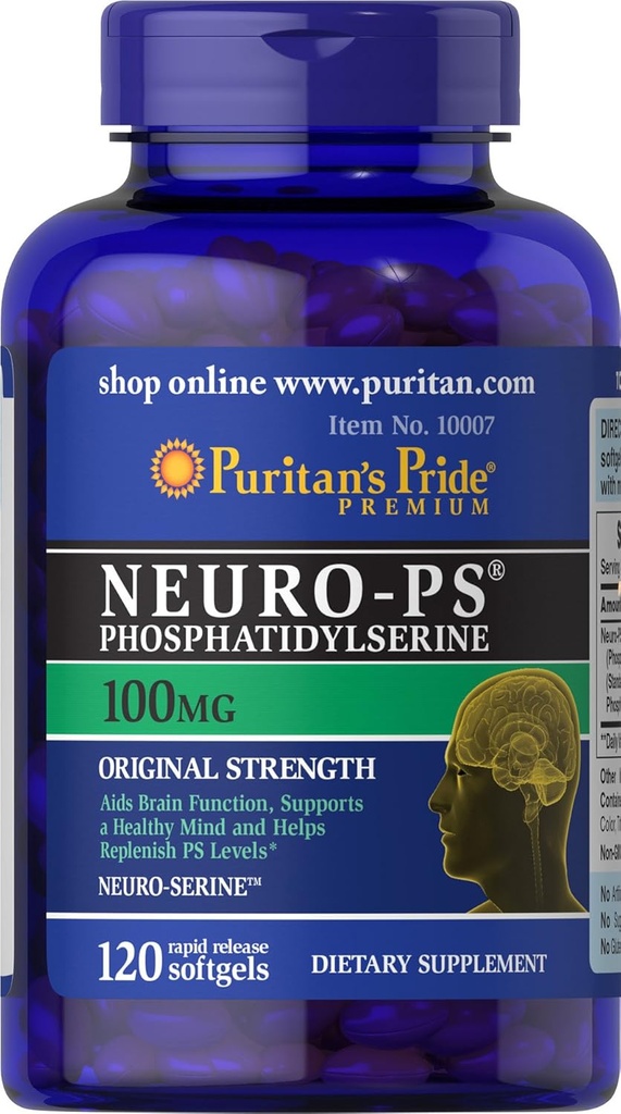 Puritan's Pride Neuro-PS 100 mg Softgels, 120