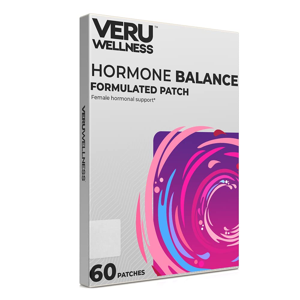 Veru Wellness Hormone Balance Patch - Myo Inositol & D-Chiro, 60 Count | Women's Wellness