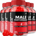 Primal Testo Boost RX ACV Gummies för män - PrimalTesto Boost RX Male ACV Gummies All-Natural Supplement, Primal TestoBoost RX Gummies Reviews (5 Pack - 300 Gummies)