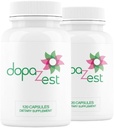 DopaZest - 支持精神清晰、科维德脑和脑雾*. (120卡普尔) 2 Pack