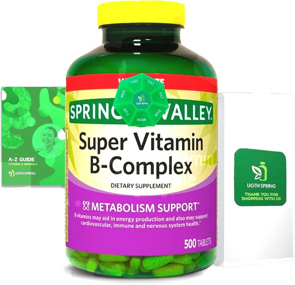 2 Pack- Primăvara ușoară Super B-Complex comprimate 