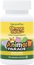 Naturas Plus Animal Parade Omega 3/6/9 Junior, Lemon Aromă - 90 Softgels - Promovează Copiii Immune, piele, ochi și sistemul nervos Sănătate - non-GMO, Gluten gratuit - 45 Serviri
