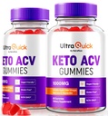 NutraRize (2 Pack) Ultra Quick Keto ACV Gummies, UltraQuick Keto+ACV Weight Loss Support, Premium Keto Plus ACV Formula, Natural Apple Cider Vinegar, Official Gomitas Reviews (120 Gummies)