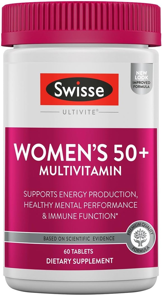 Swishe Daily Multivitamīni sievietēm 50 un vairāk 