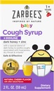 Zarbee's Baby Honey Cough Syrup + Immune per i bambini 12-24 mesi, Safe & Effective Cough Syrup with Soothing Dark Honey & Zinc for Immune Support*, Drug & Alcohol-Free, Cherry, 2 fl. oz