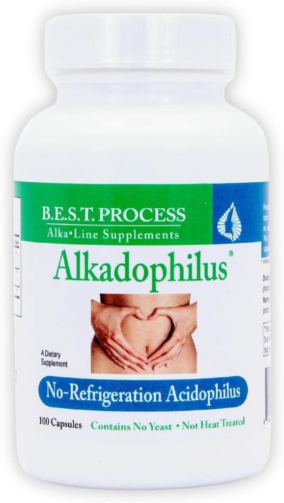 Alkadophilus Best Process Allyne Geen Koeling Probiotic & Prebiotic Digestief Supplement 