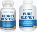 Kidney Restore & Pure Kidney 2-Pack Bundle for Kidney Cleansing & Supporting Protein Levels with A Low Protein Kidney Diet