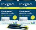 True Grace ElectroMag - 16 Stick Packs (Paket Tongkat 2) - Lemon Lime - Electrolite Powder untuk Rapid Hidration - Sodium, Podium, Magnesium & Cordyceps - Zero Sugar & Carbs - Non-GMO - 32 Total Servis