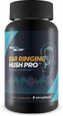 Ear Ringing Hush Pro - Ulga w uszach usznych dla Ringing Ears - Suplement do Słuchu - Wsparcie Zmniejszone Obrzęk i Ulepszony obieg dla Ear Ringing Relief - Naturalna Formuła Ringing Formuły