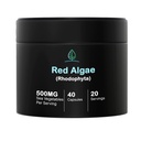 Holistic Bin Red Marine Algae Capsules Gigartina and Dumontiacea Red Algae Supplements | Gluten Free, Vegan, Wild Harvested | Rich in Vegan Omega 3 (40 Capsules)