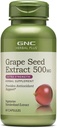 GNC Herbal Plus Grape Seed Extract 500mg lisäravinteet, extra vahvuus, kasvissyöjä, 60 Tarjoilut