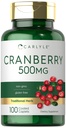 Carlyle Cranberry Pills | 100 Caplets | Non-GMO, Gluten Free Supplement for Women & Men