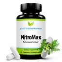 NitroMax Performance Formula – L-Arginine Nitric Oxide Supplement Plus Citrulline, AKG, Beta Alanine – Build Muscle, Vascularity, Energy, Circulation – Workout Harder - 60 L-Arginine Capsules